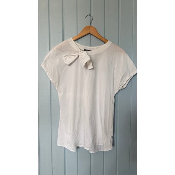 Twin Set Simona Barbieri Tee with Tie (M-L) - Picture 1 of 8
